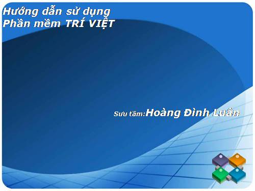 Huong dan cai dat va su dung tri viet