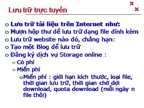 Lưu trữ trực tuyến