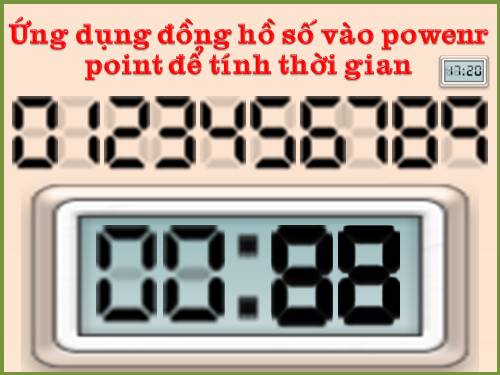 Chèn đồng hồ vào PowerPoint