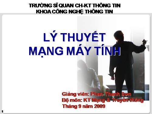 Chương 3: Bài giảng LT MMT