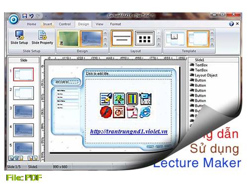 Hướng dẫn sử dụng Lecture Maker 2.0