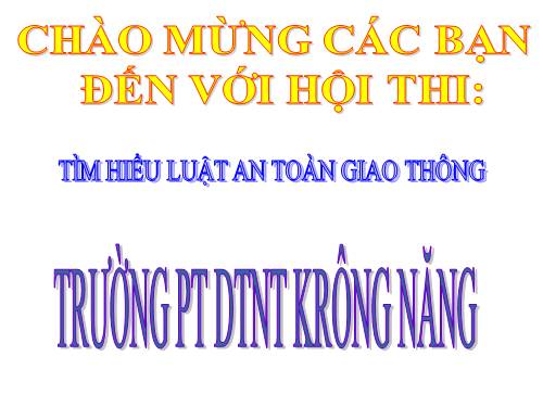 Cuộc thi an toàn giao thông (Ngoại khóa)