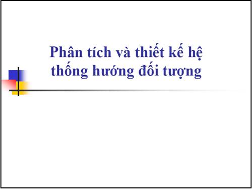 Phan Tich Va Thiet Ke Huong Doi Tuong