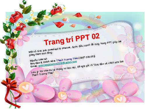 Hình nền trang trí BGDT 02