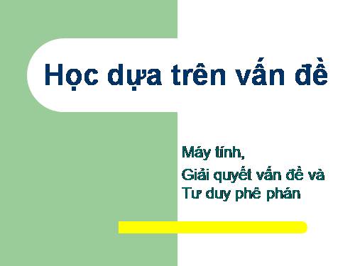 Hoc dua tren van de