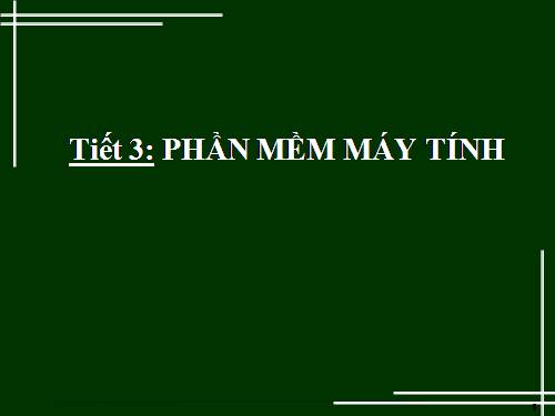 giáo án dạy nghề tin học