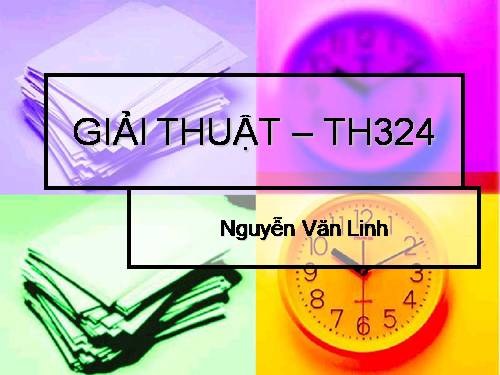 Tài liệu Giải Thuật