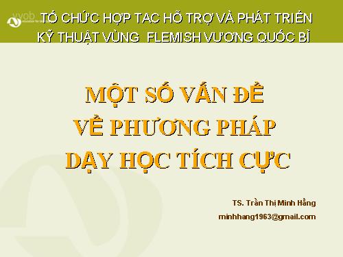 pp dạy học tích cực