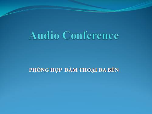 HƯỚNG DẪN SỬ DỤNG PM PHÒNG HỌP TRỰC TUYẾN