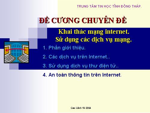 Tìm hiểu các dịch vụ trên mạng Internet(3a-Firewall)