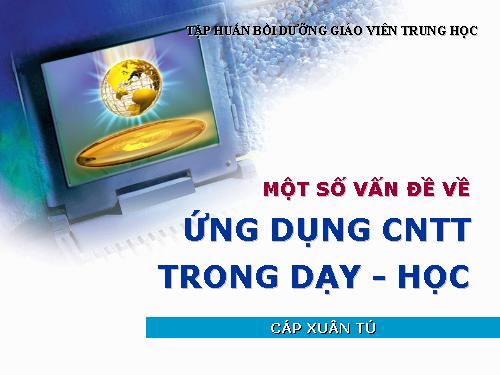 Ung dung CNTT trong day hoc