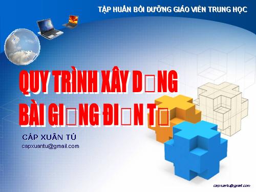 Xay dung bai giang dien tu