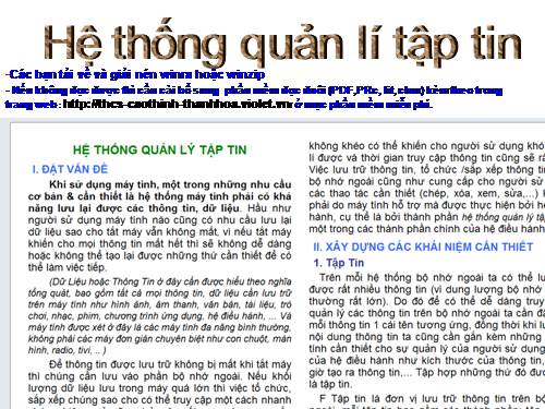 Hệ thống tập tin