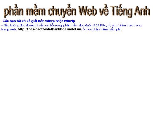 phần mềm chuyển Web về tiếng Anh