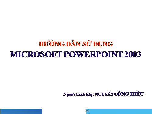 Soạn bài trình chiếu và trình chiếu Power Point