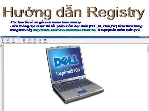 Huong dan Registry