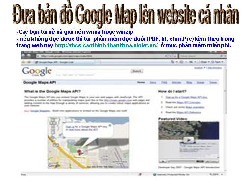 Đưa bản đồ Google Map lên website cá nhân