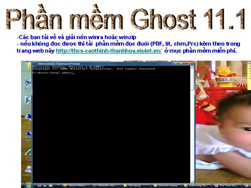 Phần mềm Ghost 11.1