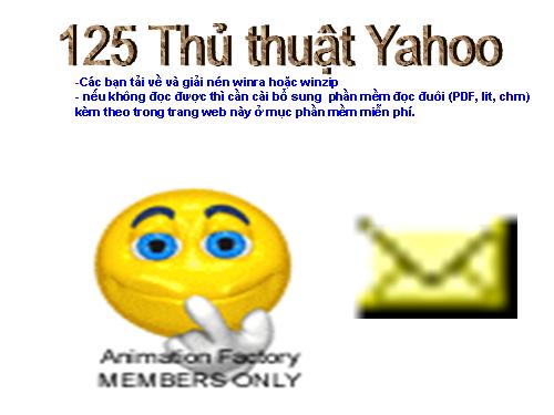 125 thủ thuật Yahoo