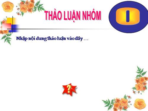 30 giây thảo luận nhóm