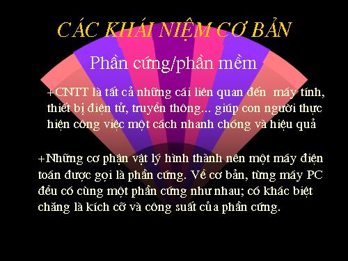 Bài giảng về máy tính