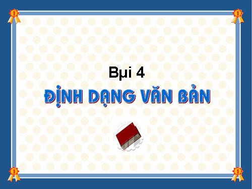 Dinh dạng văn bản (Writer)