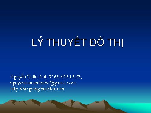 Lý thuyết đồ thị