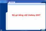 Bộ gõ tiếng việt Vietkey 2007