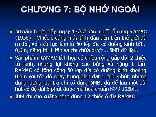 BỘ NHỚ NGOÀI