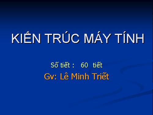 kiến trúc máy tính