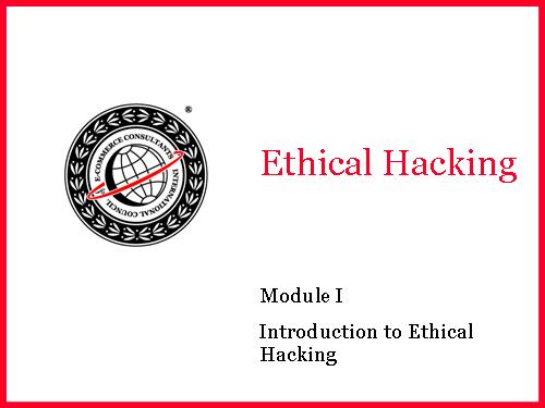 [CEH V3] Introduction to Ethical Hacking