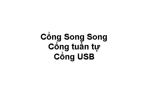 cong song song