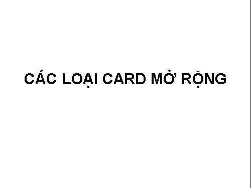 card mo rong