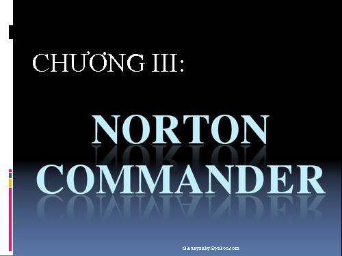 Tổng quan về NortonCommander