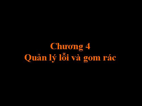 Quản lý lỗi và gom rác