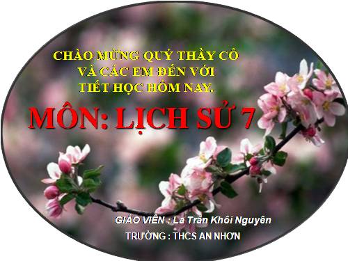 Bài 25. Phong trào Tây Sơn