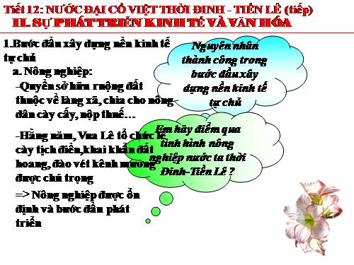 Bài 9. Nước Đại Cồ Việt thời Đinh - Tiền Lê