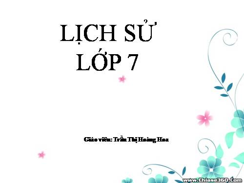 Bài 1. Sự hình thành và phát triển của xã hội phong kiến ở châu Âu