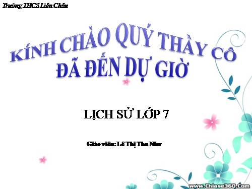 Bài 4. Trung Quốc thời phong kiến