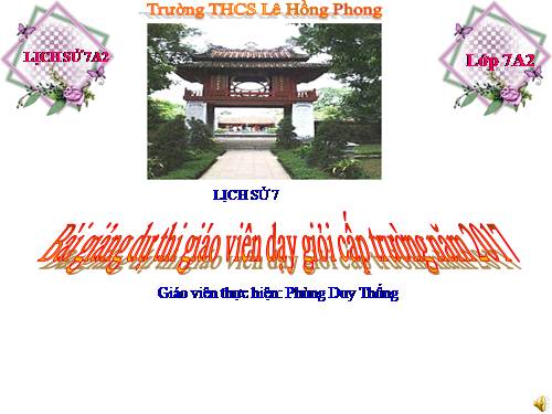 Bài 26. Quang Trung xây dựng đất nước