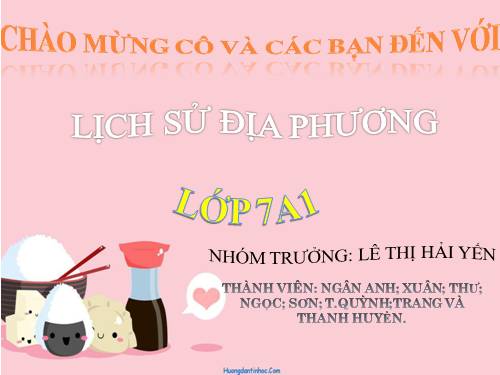 Lịch sử điạ phương