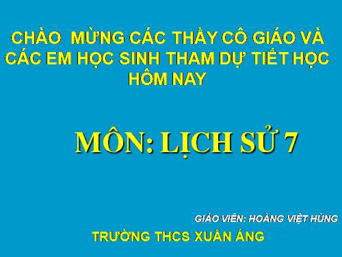 Bài 25. Phong trào Tây Sơn