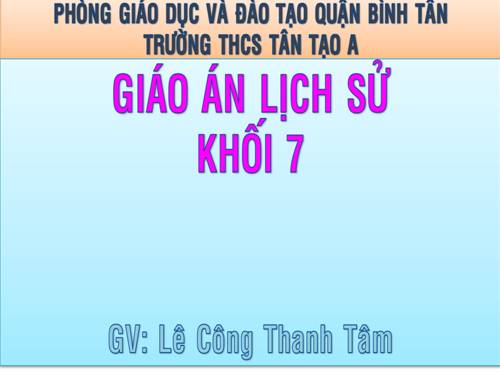 Bài 20. Nước Đại Việt thời Lê sơ (1428 - 1527)