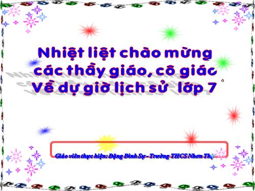 Bài 11. Cuộc kháng chiến chống quân xâm lược Tống (1075 - 1077)