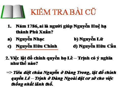 Bài 25. Phong trào Tây Sơn