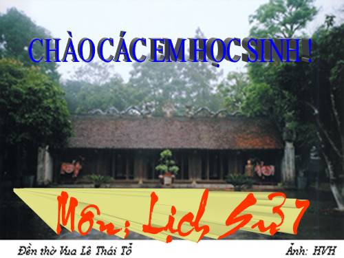 Bài 20. Nước Đại Việt thời Lê sơ (1428 - 1527)