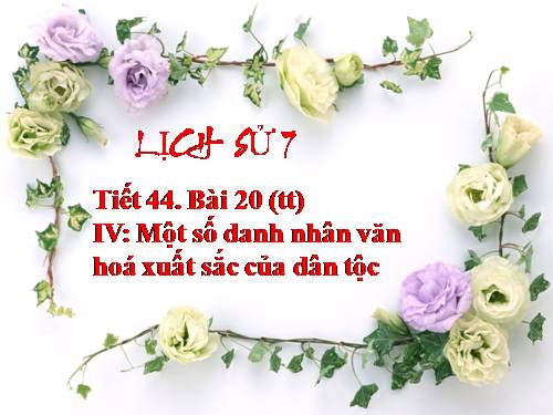 Bài 20. Nước Đại Việt thời Lê sơ (1428 - 1527)