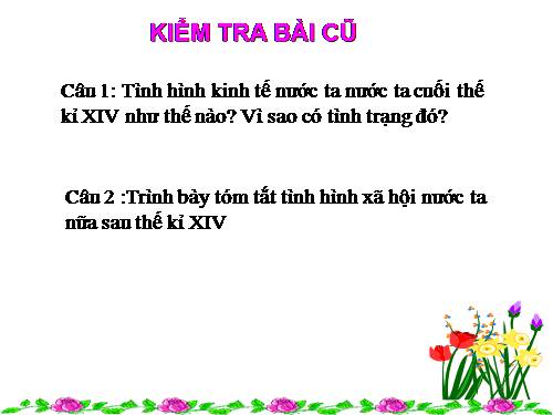 Bài 16. Sự suy sụp của nhà Trần cuối thế kỉ XIV