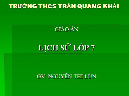 Bài 11. Cuộc kháng chiến chống quân xâm lược Tống (1075 - 1077)