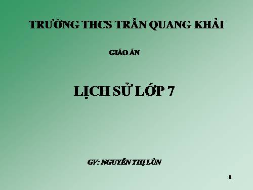 Bài 11. Cuộc kháng chiến chống quân xâm lược Tống (1075 - 1077)